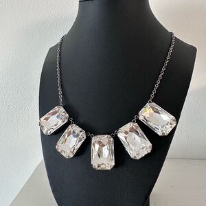 Swarovski Clear Crystal Five-Pendant Necklace